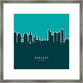 Oakland California Skyline #29 Framed Print