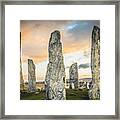 Callanish Standing Stones, Isle Of Lewis #3 Framed Print