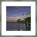 Cocoa Beach Pier #3 Framed Print
