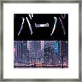 Cyberpunk Japanese Characters #3 Framed Print