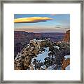 Grand Canyon Winter View  #3 Framed Print