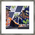 Motogp Of Spain - Race #3 Framed Print