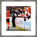 New York Islanders V Philadelphia Flyers #3 Framed Print