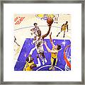Oklahoma City Thunder V Los Angeles Lakers Framed Print