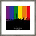 Blackpool England Skyline #36 Framed Print