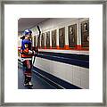 Columbus Blue Jackets V New York Islanders Framed Print