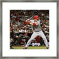 Mike Trout Framed Print