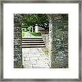 Stone Arches And Walkways Grace The Grounds Of Glenview Mansion  #4 Framed Print