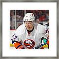 New York Islanders V New Jersey Devils #42 Framed Print