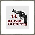 44 Magnum Framed Print