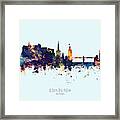 Edinburgh Scotland Skyline #46 Framed Print