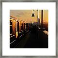 46th Bliss Street Sunset Framed Print