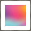 Abstract Blurred Colorful Background #5 Framed Print