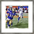 Cfl: Aug 24 Winnipeg Blue Bombers At Montreal Alouettes #5 Framed Print