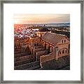 Cordoba Aerial View At Sunset #5 Framed Print