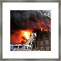 May 2nd 2006  Spectacular Greenpoint Terminal 10 Alarm Fire In Brooklyn, Ny #3 Framed Print