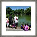 New Yorkers In Central Park #5 Framed Print