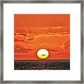 Naples Sunset #53 Framed Print