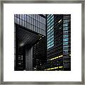 53rd And Lex At Night Framed Print