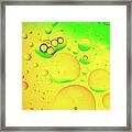Abstract, Image Of Oil, Water And Soap With Colourful Background #5 Framed Print
