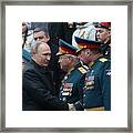 Victory Day Military Parade In Moscow Framed Print
