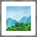 Mountain And Countryside Scenery #7 Framed Print