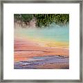 Grand Prismatic Spring In Yellowstone National Park #71 Framed Print