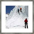 Everest Mountaineers - Nepal #9 Framed Print