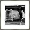 Vehicle Under A Cover #9 Framed Print