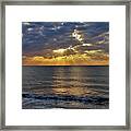 Naples Sunset #98 Framed Print