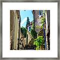 A Back Street Of Rovinj Framed Print