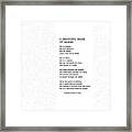 A Beautiful Shade Of Broken - Poem With Design Framed Print