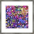 A Bubbly Fall Abstract Framed Print