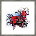 A Cantering Horse 005 Framed Print