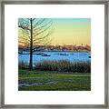 A Cold Winter Sunrise Framed Print