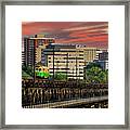 A Colourful Crossing.... Framed Print