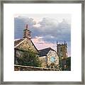 A Courtyard In Stow Framed Print