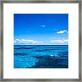 A Few Miles Out Off The Keys Framed Print