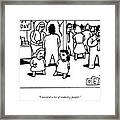 A Lot Of Industry People Framed Print