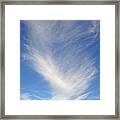 A Most Unusual Cloudscape Framed Print