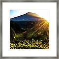 This Side Of Paradise  - Mount Agung. Bali, Indonesia Framed Print