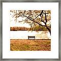 A Quiet Spot On The Lake Framed Print