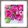 A Touch Of Violet Framed Print
