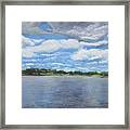 A View On The Maurice River Framed Print