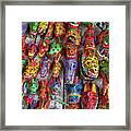 A Wall Of Color Framed Print