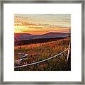 A Warm Light Framed Print