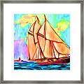 A Wind At My Sails - Abstract Framed Print