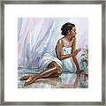 A Woman's Touch Framed Print