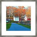 A World With Octobers Framed Print