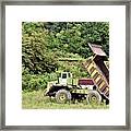 Abandoned Euclid Dump Truck Framed Print